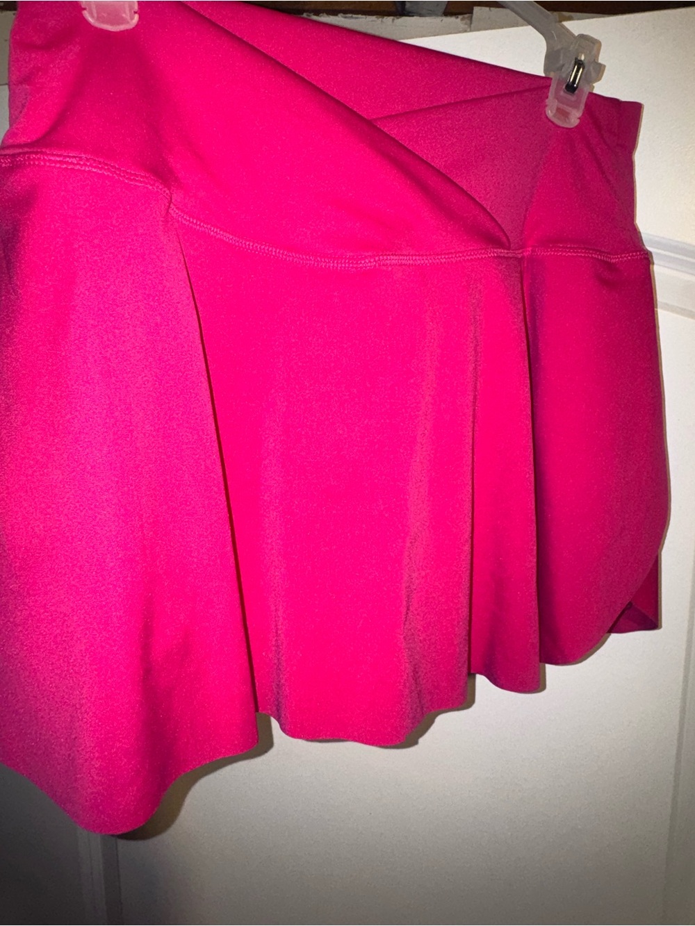 NWOT Bright Pink Women's Flared Skirt